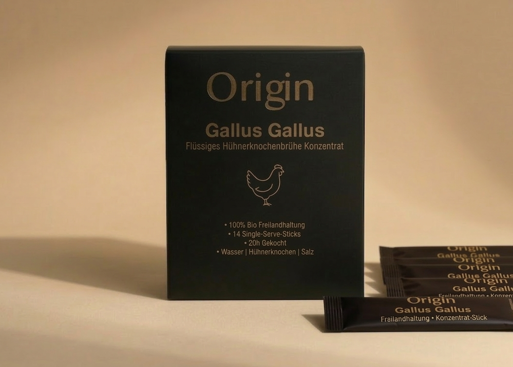 Hühnerknochenbrühe Konzentrat (14 Sticks à 2,14 €)